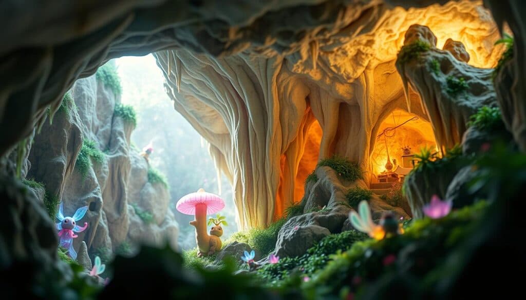 Höhlenbewohner Fantasiewelt