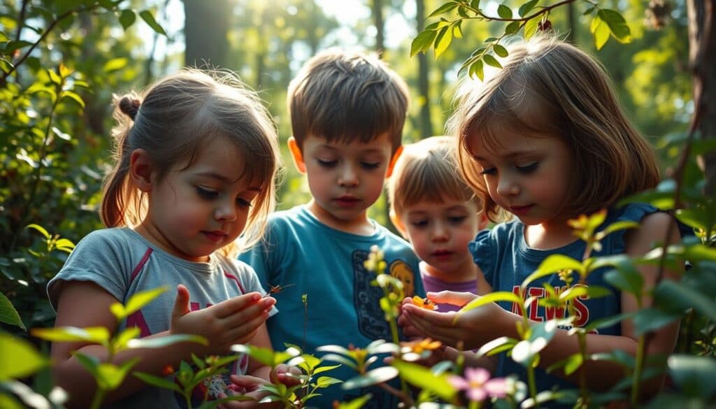 Kinder erforschen ihre Umwelt