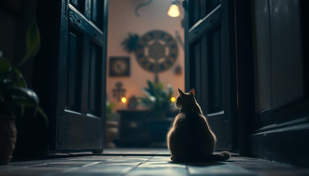 fremde Katze will ins Haus Bedeutung spirituell