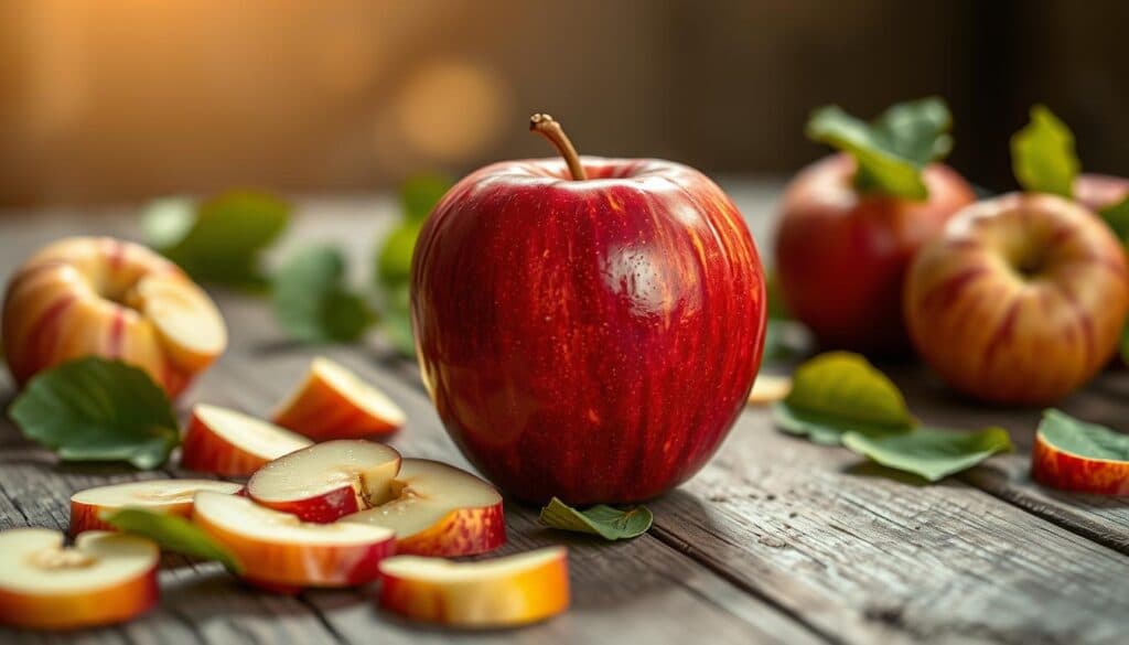 Äpfel als Snack