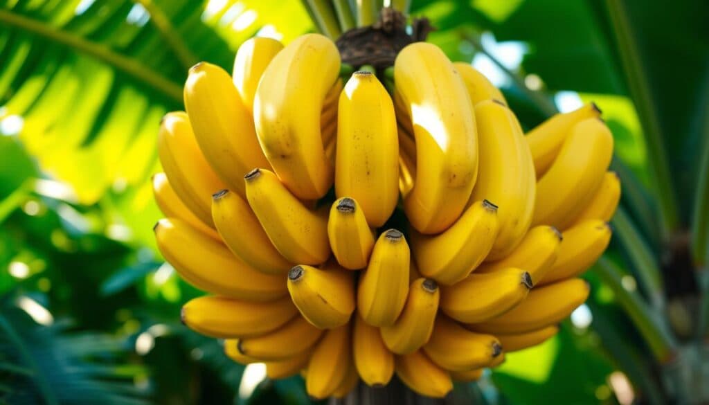 Bananenfruchtsstand