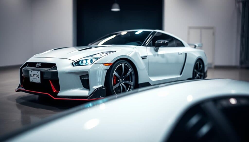 Feststoffbatterien des Nissan GTR Elektro