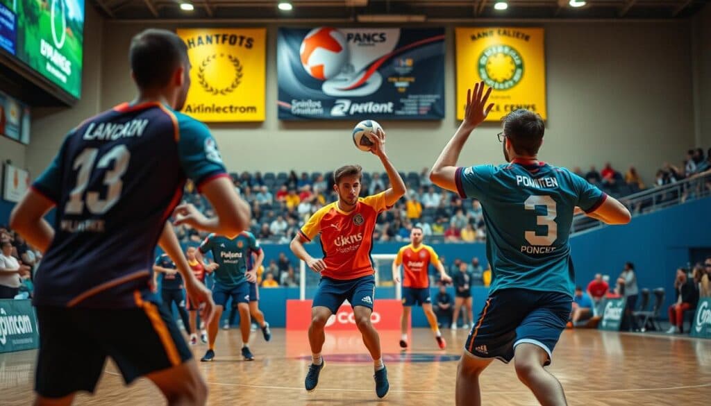 Sponsoren und Werbevertöge im Handball