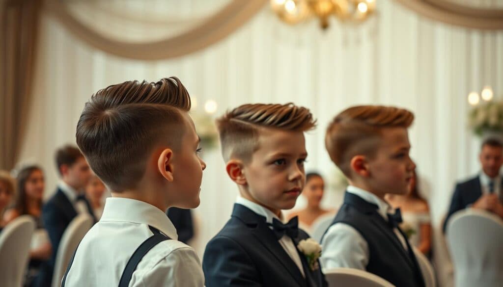 Coole Frisuren für Jungs ab 10 bei Hochzeiten
