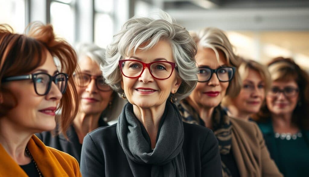 Frisuren über 60