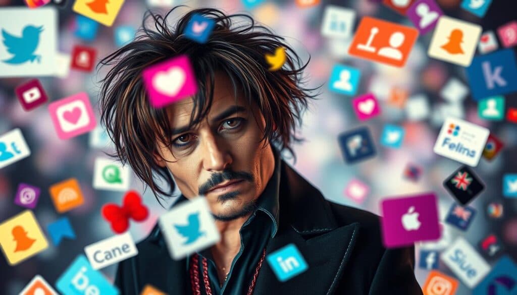 Johnny Depp Social Media