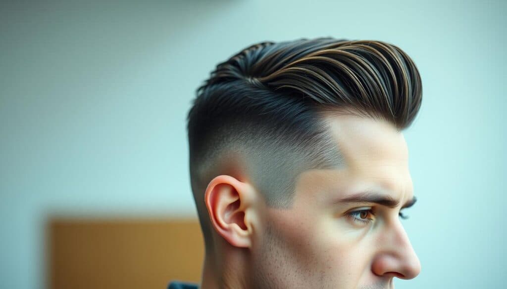 Männer Stacked Cut Frisur