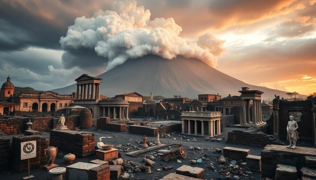 Pompeji antike Katastrophe