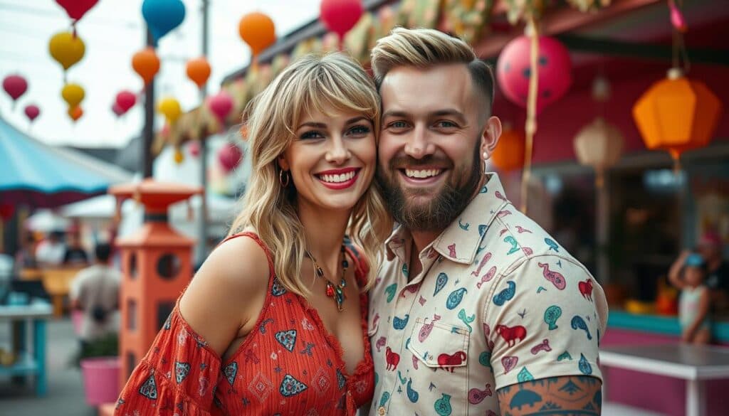 Taylor Swift und Travis Kelce auf Instagram