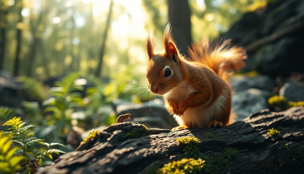 Eichhörnchen Ernährung Insekten