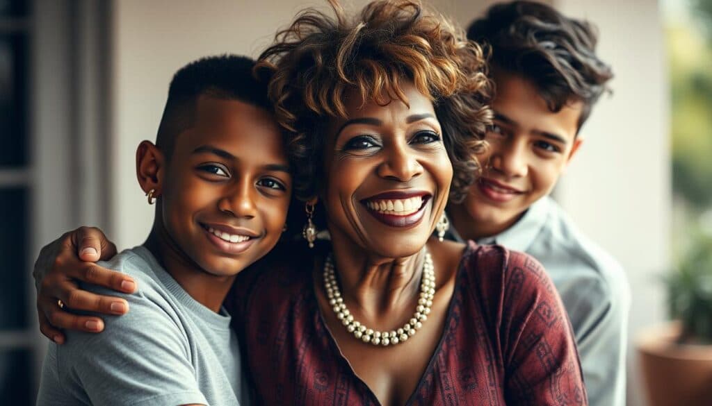 Tina Turner mit ihren Söhnen Tina Turner mit ihren Söhnen