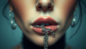 Lippenbändchen Piercing Schmuck