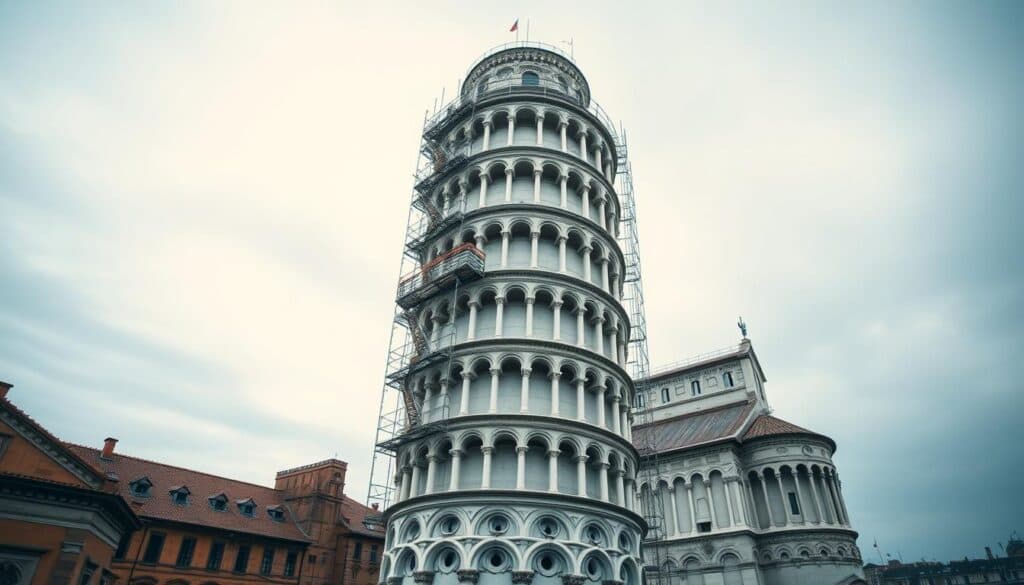 Stabilisierung des Schiefen Turms von Pisa