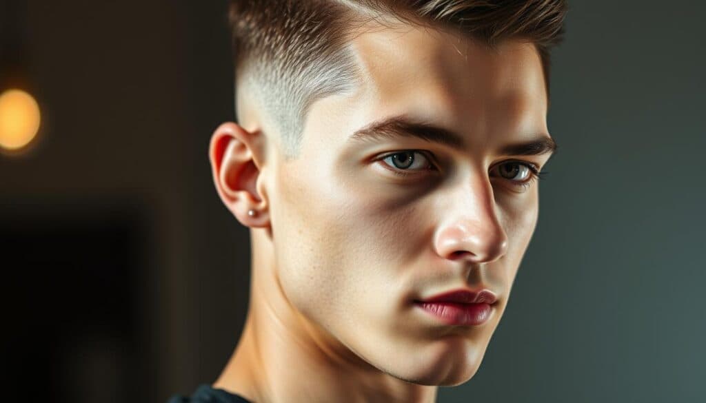 low fade Frisur