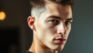 low fade Frisur