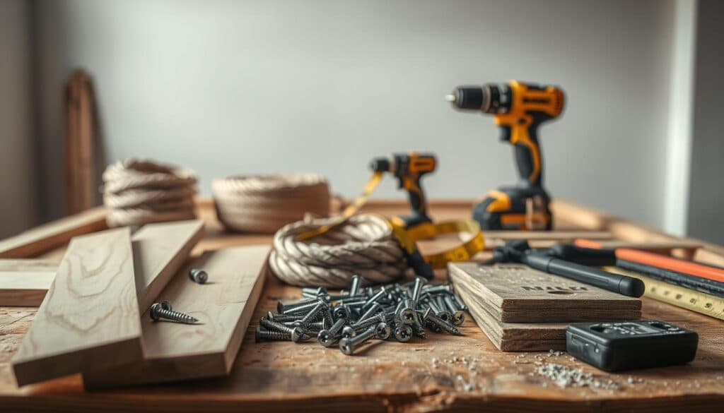 Hochbett DIY Materialien
