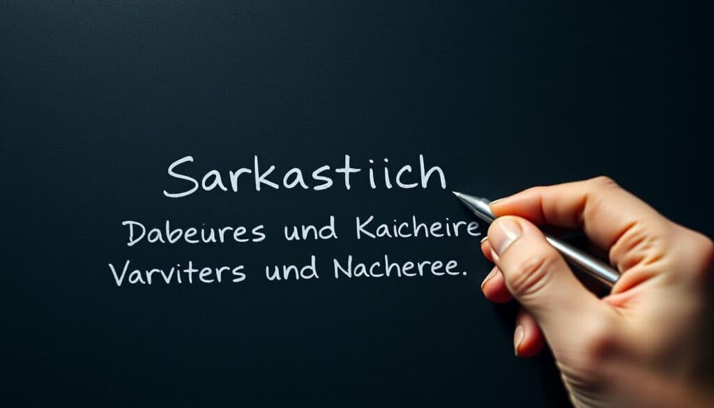 Sarkastisch Danke sagen Vorteile und Nachteile