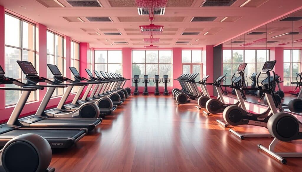 Pink Frauen Fitness