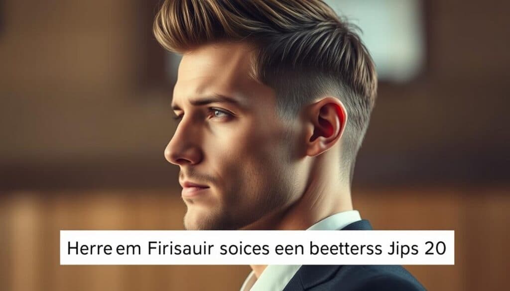 Herren Frisur kurz