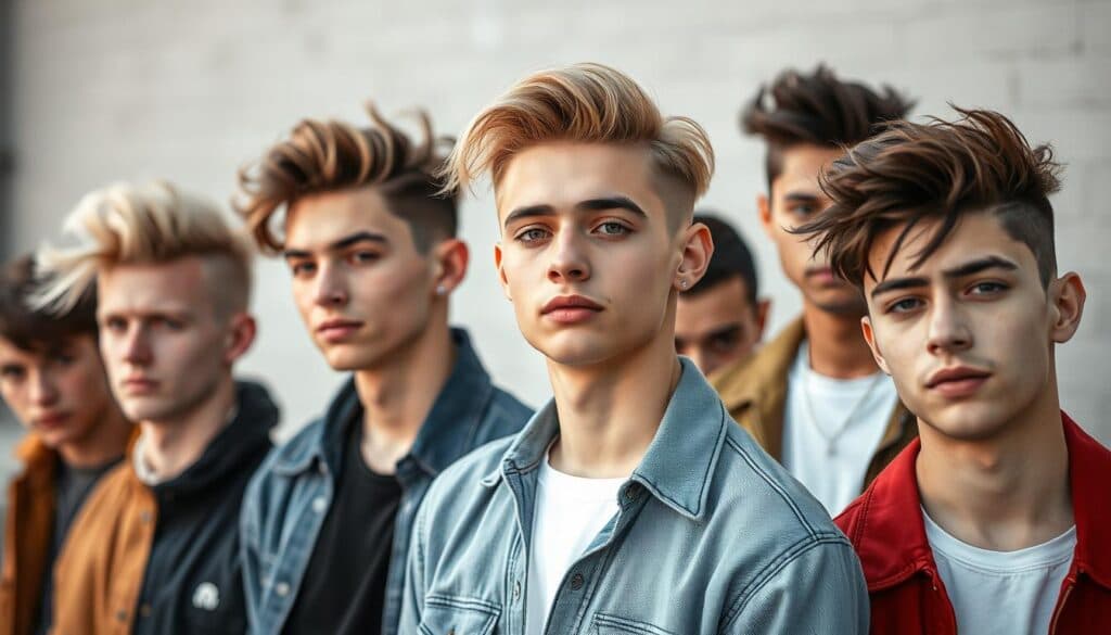 Inspiration Social Media Popkultur Frisuren Jungen