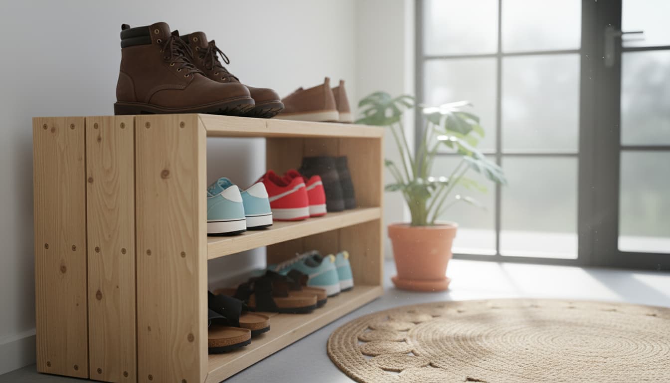 DIY Schuhregal