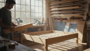 Bett selber bauen