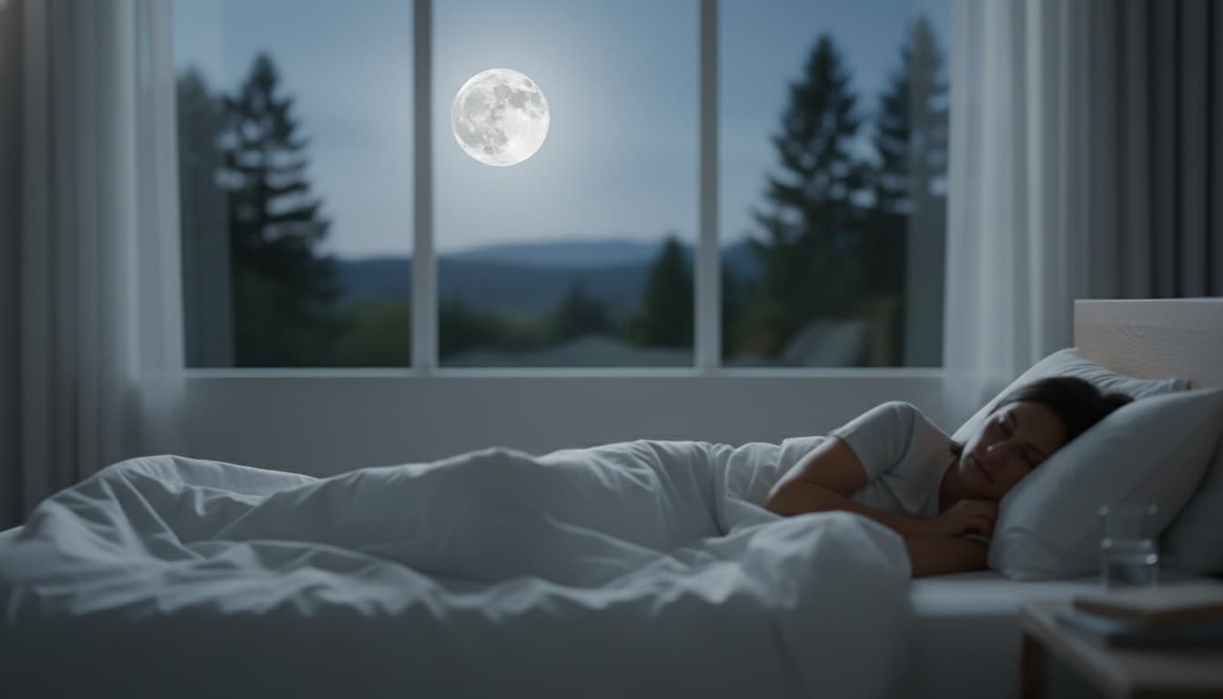 Warum kann man bei Vollmond nicht schlafen