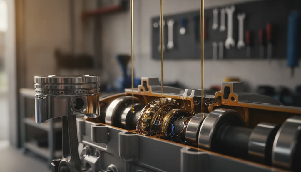 Motoröl im Verbrennungsmotor Motoröl im Verbrennungsmotor