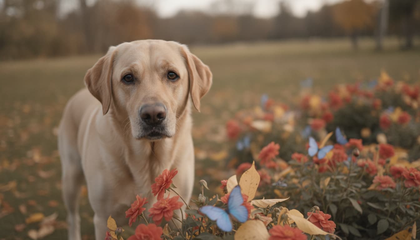 Welche Farben sehen Hunde