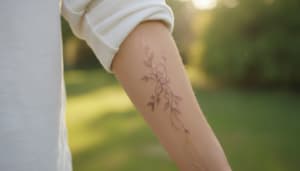 Unterarm Tattoo Frau Dezent