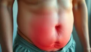 Aufgeblähter Bauch bei Blasenentzündung