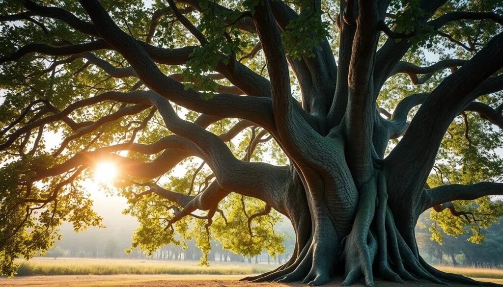 Bodhi-Baum als heiliger Baum