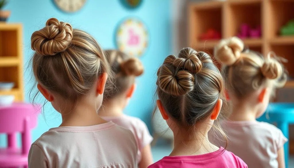 Dutt Frisuren für Kinder