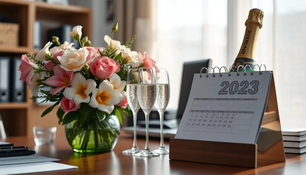 Geschäftliche Neujahrswünsche