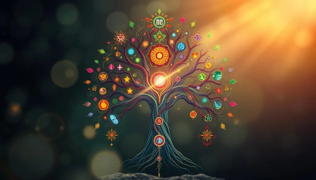 Lebensbaum Bedeutung spirituell in der Kunst