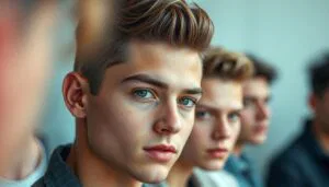 kurz coole Jungs Frisuren