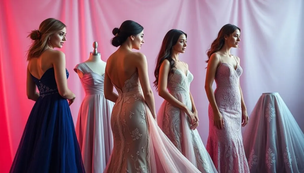 schlankmachende festliche Kleider