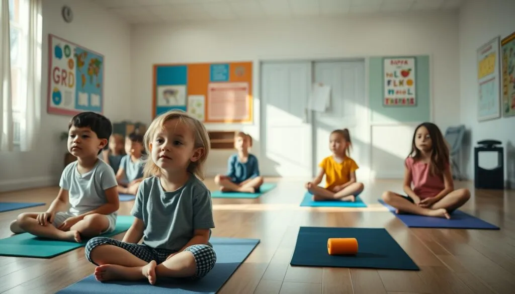 Autogene Übungen in Klassenraum