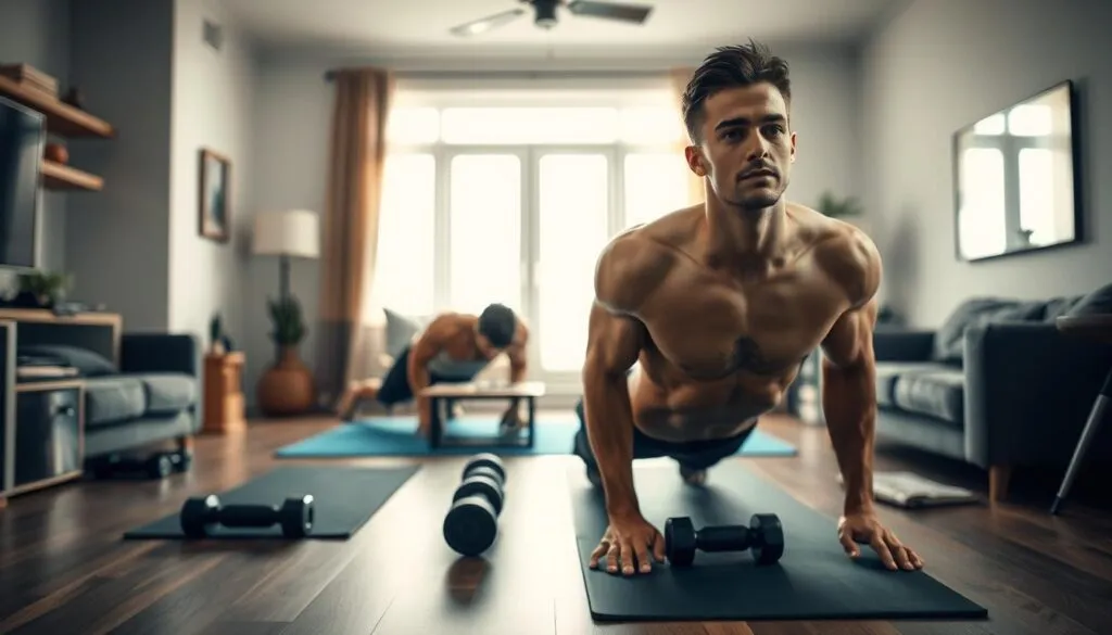 Brust Training zuhause