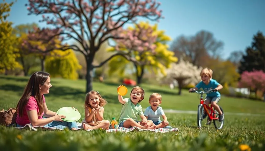 Familie Kaiser bei einem Ausflug