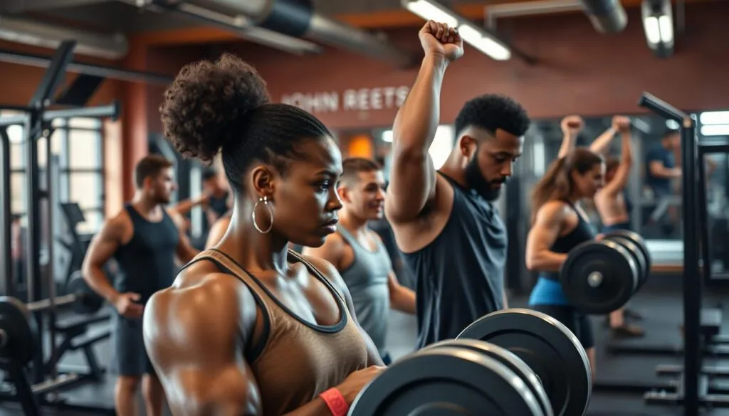 Krafttraining bei John Reed Fitness Krafttraining bei John Reed Fitness