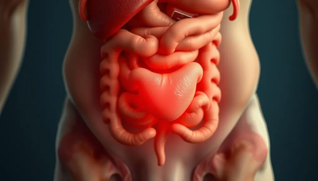 wo sitzt der Blinddarm