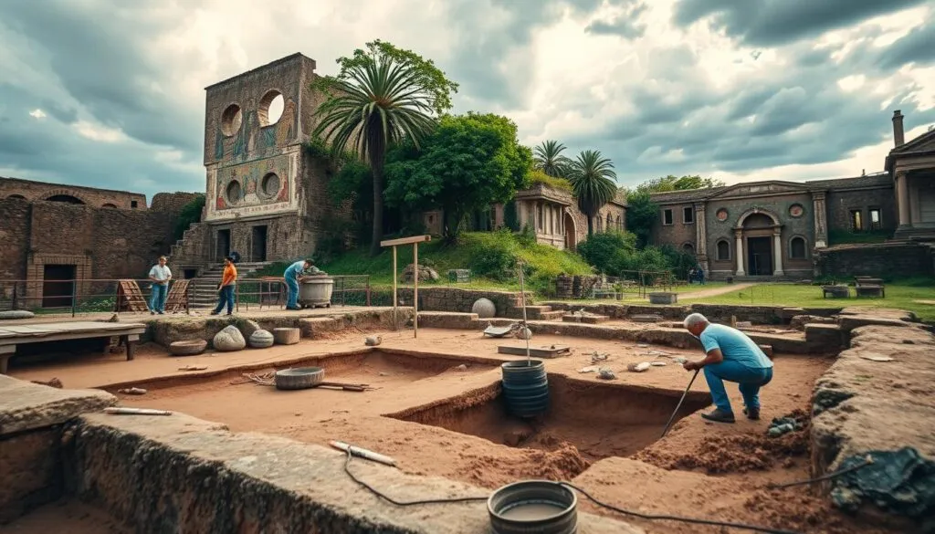Ausgrabungen in Pompeji