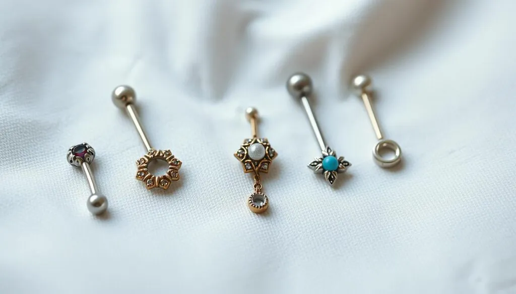 Bauchnabelpiercing Länge