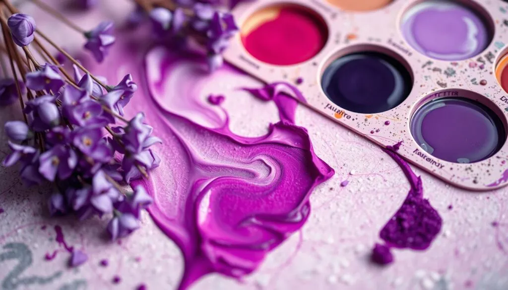 Farbmischungen mit Lila Farbmischungen mit Lila