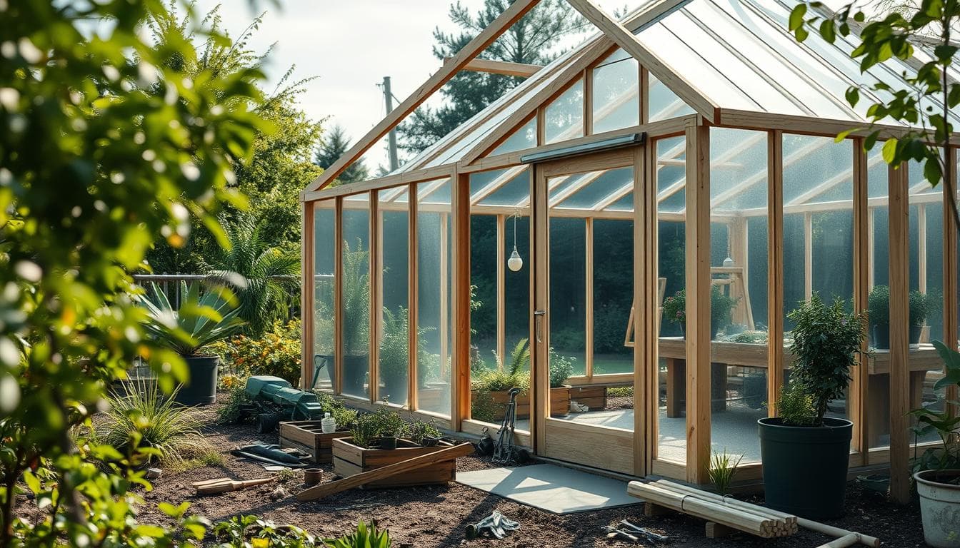 Wunderschoene Kleines Gewaechshaus Selber Bauen Bild