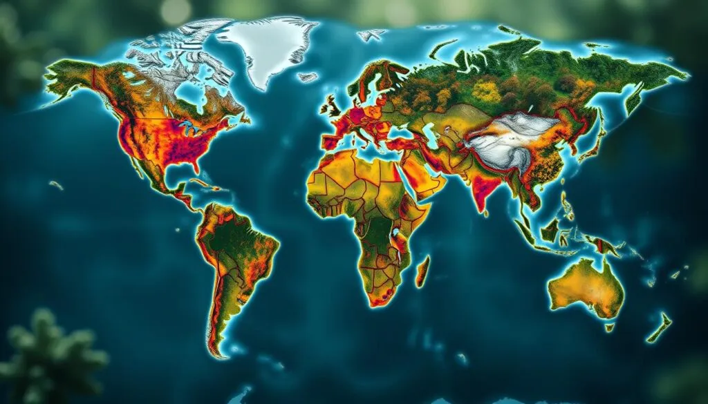 Globale Borreliose-Verbreitung Globale Borreliose-Verbreitung