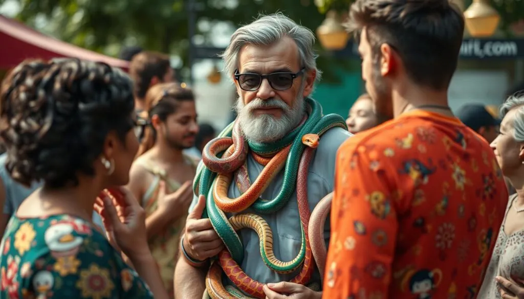 Schlangenträger in Beziehungen