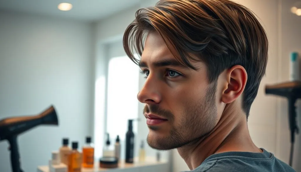 Mittellange Männerfrisuren Pflege