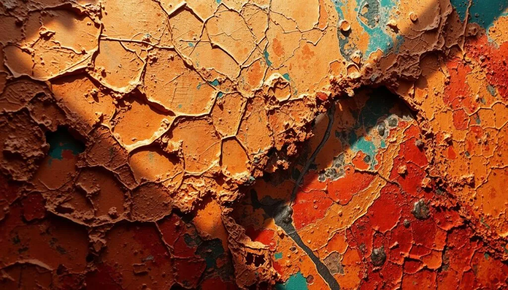 Struktureffekte auf Leinwand